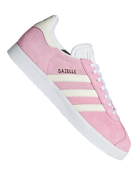 light pink adidas gazelle women.